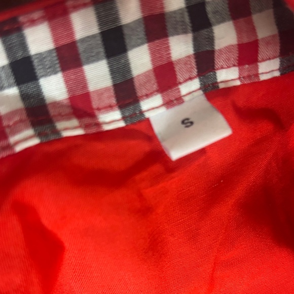 Red Button-Up Shirt - Picture 3 of 3